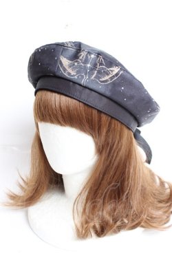 画像1: Amavel / Fantasy Milkywayベレー  黒 Y-25-12-27-035-CA-AC-SZ-ZY