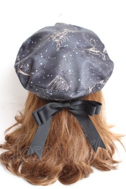画像3: Amavel / Fantasy Milkywayベレー  黒 Y-25-12-27-035-CA-AC-SZ-ZY