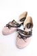 画像1: axes femme POETIQUE / ギャザーバレリーナパンプス M ピンク Y-25-12-27-037-AX-SH-SZ-ZY (1)