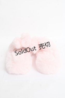 画像3: Angelic Pretty / ふわふわBunny Room shoes  ピンク Y-25-12-27-039-AP-ZA-SZ-ZY