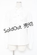Moi-meme-Moitie / ウィングカラードレスシャツ 9号 ホワイト Y-25-12-27-040-MO-BL-SZ-ZI