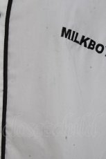 画像5: MILKBOY / LOGO BERET F ホワイト×ブラック Y-25-12-27-041-MB-BL-SZ-ZI (5)