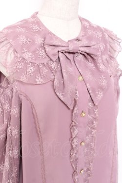 画像4: axes femme kawaii / ブルーミングレースブラウス M ピンク Y-25-12-27-043-AX-BL-SZ-ZY