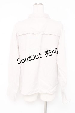 画像2: axes femme / 襟付刺繍ブラウス M 淡ピンク Y-25-12-27-044-AX-BL-SZ-ZS