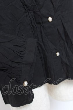 画像4: axes femme NOSTALGIE / 襟刺繍ブラウス M 黒 Y-25-12-27-046-AX-BL-SZ-ZY