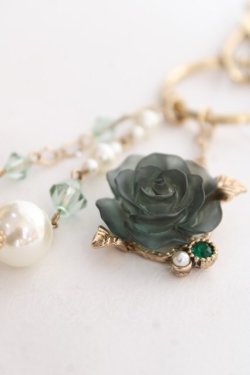 画像4: axes femme / フェイバリットローズチャーム  グリーン Y-25-12-27-005-AX-AC-SZ-ZY