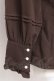 画像3: axes femme / シャボ付きラッフルブラウス M 茶 Y-25-12-27-050-AX-BL-SZ-ZY (3)