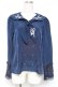 画像1: axes femme / sajou刺繍入Wボタンブラウス M 紺 Y-25-12-27-052-AX-BL-SZ-ZY (1)