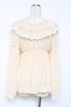 画像3: lolitimes / オフショルブラウス  生成り Y-25-12-27-057-LO-BL-SZ-ZY