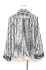 画像3: axes femme / ベロアリボン付ショートコート M 黒 Y-25-12-27-060-AX-CO-SZ-ZTC037 (3)