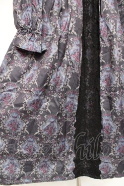 画像4: axes femme / ローズガーランド柄ロングワンピース F 黒 Y-25-12-27-063-AX-OP-SZ-ZY