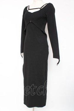 画像2: Melt the lady / ストラップタイトワンピース F ブラック Y-25-12-27-068-PU-OP-SZ-ZY