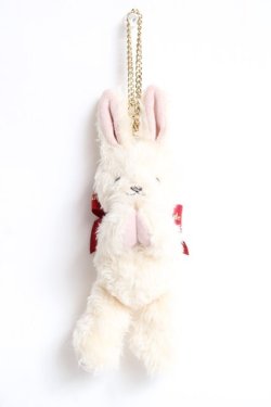 画像1: Maison de FLEUR / 仲良しうさぎさんチャーム  アイボリー Y-25-12-27-009-LO-ZA-SZ-ZY