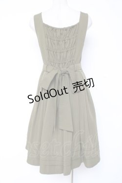 画像3: LIEF / セレナスクールバイアスタックジャンパースカート  カーキ Y-25-12-27-073-LO-OP-SZ-ZI