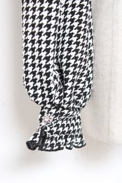 画像4: Ank Rouge / Be mqin Big衿ショートトップス M 黒×白 Y-25-12-27-077-CA-BL-SZ-ZY