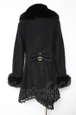 画像3: LIZ LISA / サイドハートバックルAラインコート 0 黒 Y-25-12-27-081-LO-CO-SZ-ZY