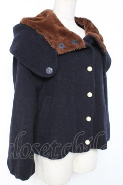 画像2: Franche Lippee / マフマフコート M 紺 Y-25-12-27-082-LO-CO-SZ-ZY