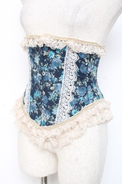 画像2: PrivateSquare. / アデラスショートコルセット  ネイビー Y-25-12-27-083-LO-ZA-SZ-ZY