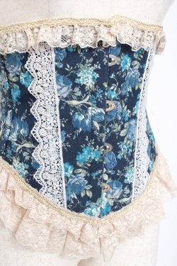 画像4: PrivateSquare. / アデラスショートコルセット  ネイビー Y-25-12-27-083-LO-ZA-SZ-ZY