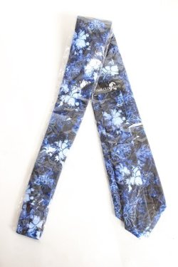 画像1: NieR Clothing / 柄ネクタイ  青 Y-25-12-27-012-PU-ZA-SZ-ZY