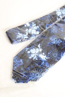 画像2: NieR Clothing / 柄ネクタイ  青 Y-25-12-27-012-PU-ZA-SZ-ZY
