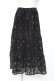 画像1: axes femme / 総レースティアードスカート M 黒 Y-25-12-27-100-AX-SK-SZ-ZY (1)