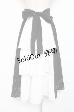 画像3: MIHO MATSUDA / スカート・ヴィフィール  ブラック×ホワイト Y-25-12-27-102-GO-SK-SZ-ZY