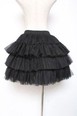 画像3: AND ROMEO / 超ボリュームパニエ  黒 Y-25-12-27-105-LO-SK-SZ-ZY