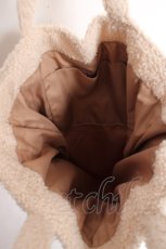 画像3: Maison de FLEUR / EC限定ボアダブルリボントートバッグ F ベージュ Y-25-12-27-020-LO-BG-SZ-ZTK040 (3)