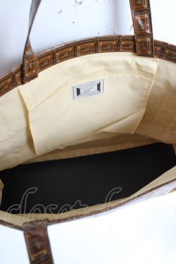 画像3: Q-pot. / チョコレートトートバッグ  チョコ Y-25-12-27-023-QP-BG-SZ-ZY