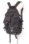 NieR Clothing / プリントリュックサック  黒 Y-25-12-27-024-PU-BG-SZ-ZY