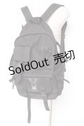 NieR CLOTHING / プリントリュックサック  黒 Y-25-12-27-024-PU-BG-SZ-ZY