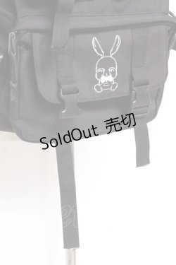 画像2: NieR CLOTHING / プリントリュックサック  黒 Y-25-12-27-024-PU-BG-SZ-ZY