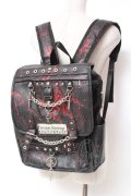 SEX POT ReVeNGe / カスタムリュック  黒×赤 Y-25-12-27-027-SP-BG-SZ-ZY