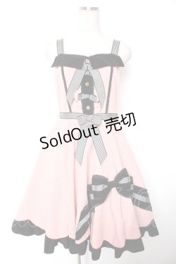 画像1: BABY, THE STARS SHINE BRIGHT / Petits Poisジャンパースカート  ピンク Y-25-12-28-001-BA-OP-SZ-ZY