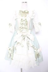 画像1: BABY, THE STARS SHINE BRIGHT / Lumiere eclatanteリボンリボンワンピース  ミント Y-25-12-28-014-BA-OP-SA-ZS (1)