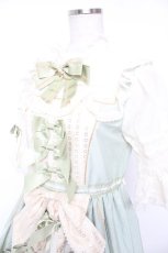 画像3: BABY, THE STARS SHINE BRIGHT / Lumiere eclatanteリボンリボンワンピース  ミント Y-25-12-28-014-BA-OP-SA-ZS (3)