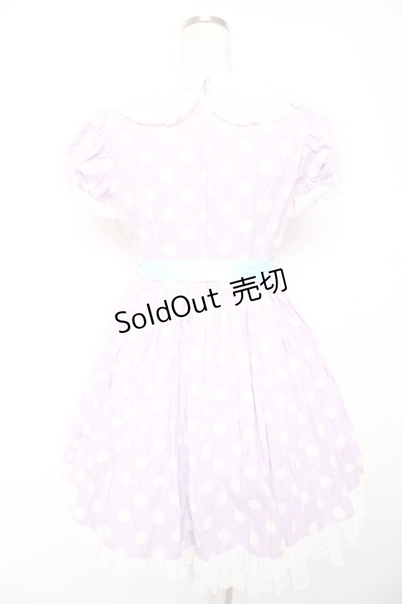 画像2: Angelic Pretty / French Dot Dreamワンピース  ラベンダー Y-25-12-28-015-AP-OP-HR-ZI (2)