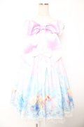 Angelic Pretty / Fairy Seasonディズニープリンセスジャンパースカート  ピンクＸ青 Y-25-12-28-016-AP-OP-SA-ZY
