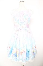 画像2: Angelic Pretty / Fairy Seasonディズニープリンセスジャンパースカート  ピンクＸ青 Y-25-12-28-016-AP-OP-SA-ZI (2)