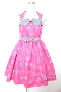 Angelic Pretty / Neon Star Diner SpecialジャンパースカートSet  ダークピンク Y-25-12-28-003-AP-OP-SZ-ZY