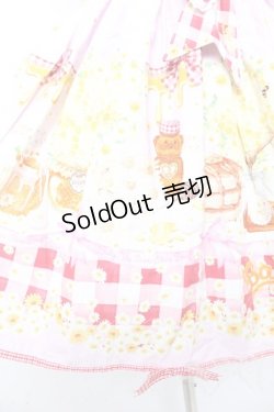 画像4: BABY, THE STARS SHINE BRIGHT / Bee My Sweet Honey柄ハートヨークジャンパースカート  ピンク Y-25-12-28-017-BA-OP-SZ-ZY