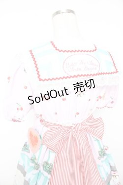 画像5: BABY, THE STARS SHINE BRIGHT / Kitten’s Sweet Cherries Cafe Diner柄ワンピース  ピンク Y-25-12-28-018-BA-OP-AS-ZY