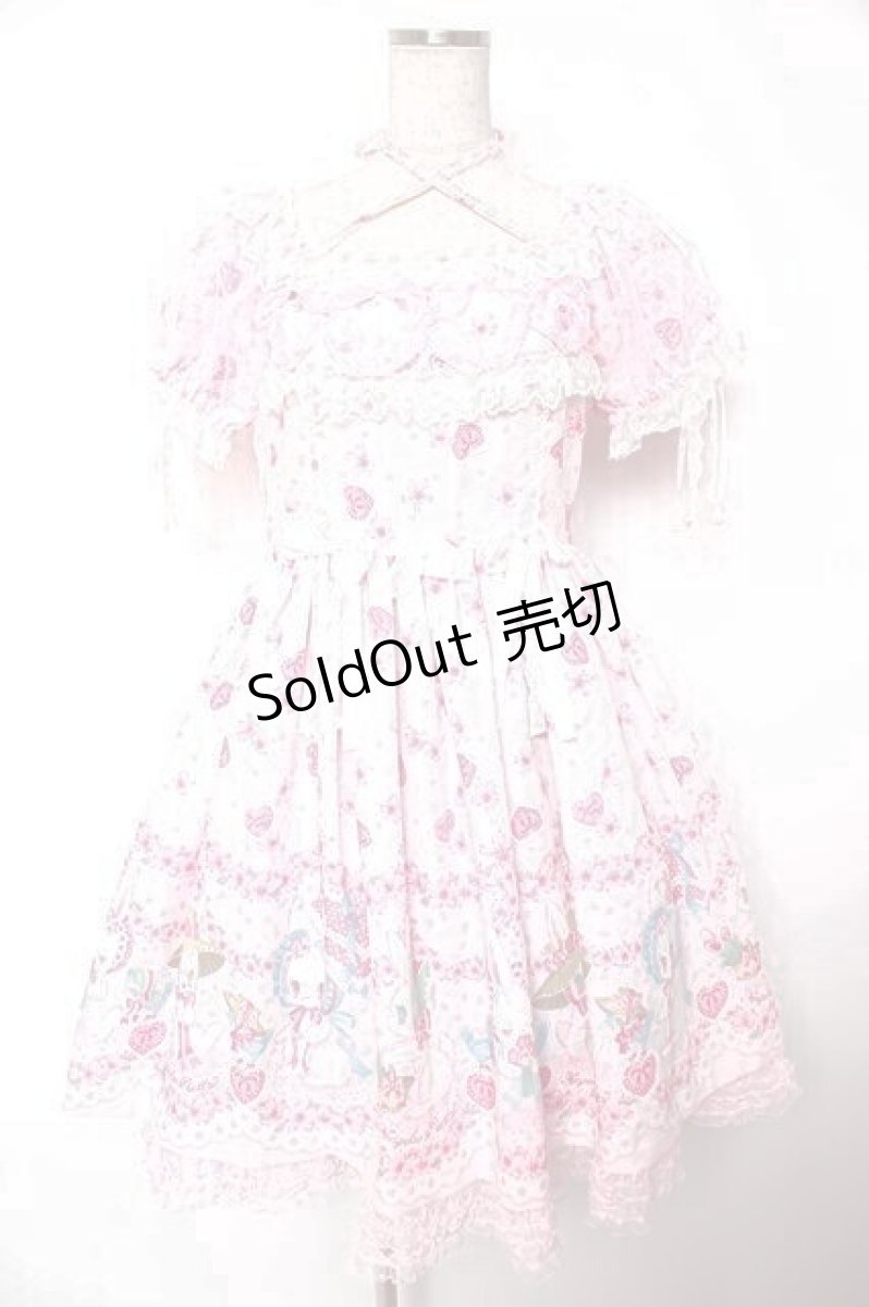 画像1: Angelic Pretty / Ohanami Bunnyワンピース  ピンク Y-25-12-28-019-AP-OP-SZ-ZS (1)