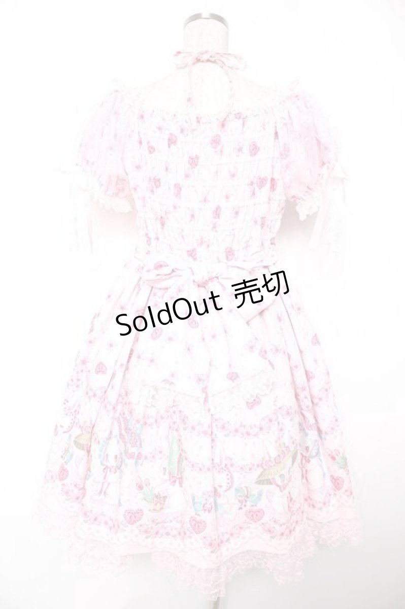 画像2: Angelic Pretty / Ohanami Bunnyワンピース  ピンク Y-25-12-28-019-AP-OP-SZ-ZS (2)