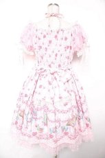 画像2: Angelic Pretty / Ohanami Bunnyワンピース  ピンク Y-25-12-28-019-AP-OP-SZ-ZS (2)