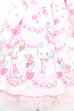 画像6: Angelic Pretty / Ohanami Bunnyワンピース  ピンク Y-25-12-28-019-AP-OP-SZ-ZY