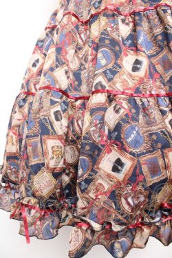 画像4: ALICE and the PIRATES / Memory frame of royal crown柄ワンピース  紺 Y-25-12-28-020-PA-OP-SZ-ZY