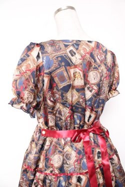 画像5: ALICE and the PIRATES / Memory frame of royal crown柄ワンピース  紺 Y-25-12-28-020-PA-OP-SZ-ZY