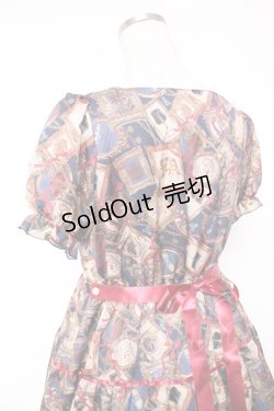 画像5: ALICE and the PIRATES / Memory frame of royal crown柄ワンピース  紺 Y-25-12-28-020-PA-OP-SZ-ZY